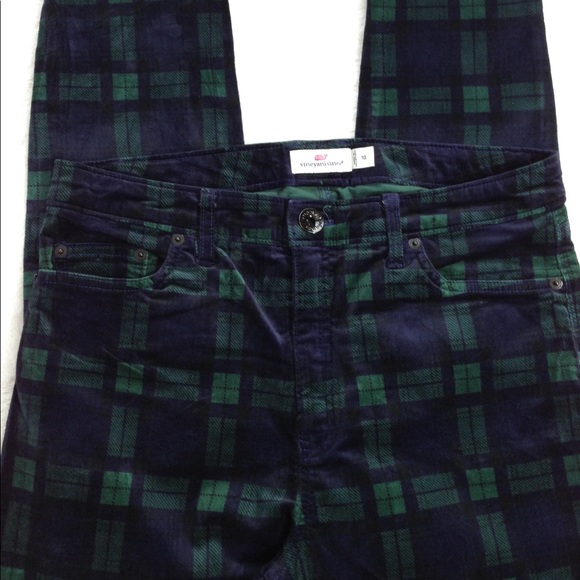Vineyard Vines Plaid Velveteen Pants - Picture 4 of 7